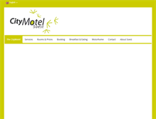 Tablet Screenshot of citymotel-soest.de